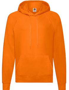 Fruit Of The Loom F430 Lightweight Hooded Sweat - Orange - S