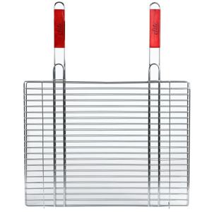 BBQ/barbecue rooster - klem grill - metaal - 52 x 40 x 1 cm - Extra groot formaat