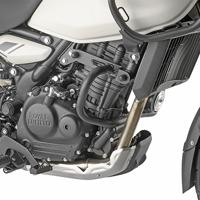 GIVI Valbeugel, Valbeugels voor de moto, TN9059 Zwart gepoedercoat staal onderzijde