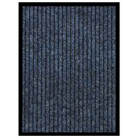 VidaXL Deurmat 40x60 cm gestreept blauw