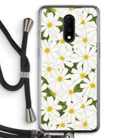 Summer Daisies: OnePlus 7 Transparant Hoesje met koord