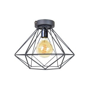 Urban Interiors Plafondlamp 'Wire' Ø33cm, kleur Vintage Black
