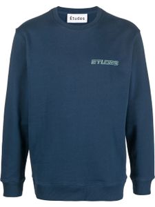 Etudes sweat à logo brodé - Bleu