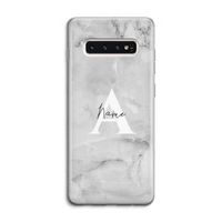 Ivory Marble: Samsung Galaxy S10 4G Transparant Hoesje