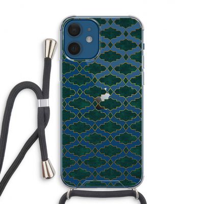 Moroccan tiles: iPhone 12 Transparant Hoesje met koord