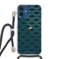Moroccan tiles: iPhone 12 Transparant Hoesje met koord