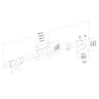 Neomounts FPMA-CB100BLACK Monitoradapter Crossbar Zwart - thumbnail