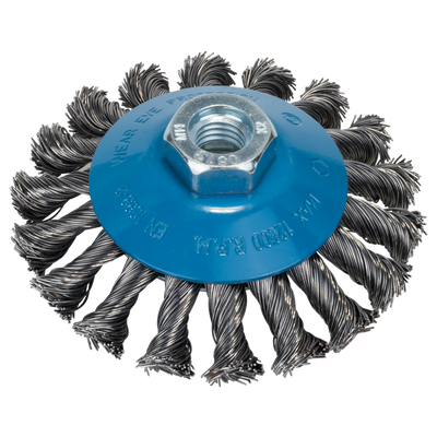Bosch Accessoires Kegelborstel voor haakse en rechte slijpmachines - gevlochten draad, 100 mm - 2609256511