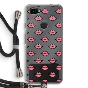 Lipjes: Pixel 3a Transparant Hoesje met koord