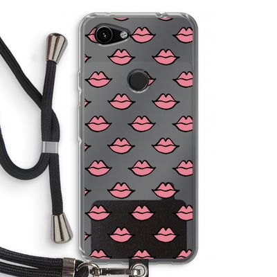 Lipjes: Pixel 3a Transparant Hoesje met koord