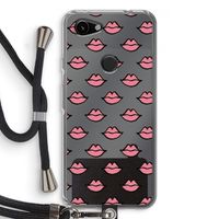 Lipjes: Pixel 3a Transparant Hoesje met koord