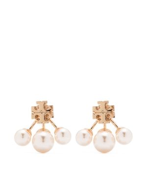 Tory Burch boucles d'oreilles Kira à perles pendantes