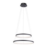 Just Light Ronde hanglampCircle antraciet - 11525-13