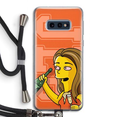 Jamie Lee Simpson: Samsung Galaxy S10e Transparant Hoesje met koord