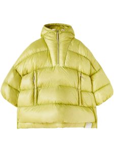 Jil Sander cape à col zippé - Vert