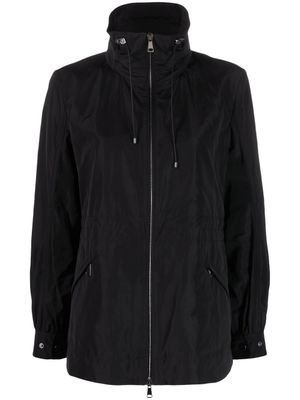 Moncler veste Enet à lien de resserrage - Noir