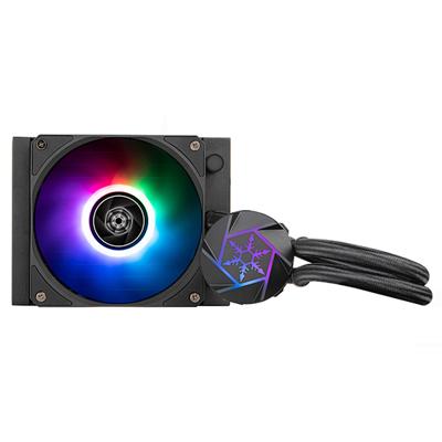 Silverstone VIDA 120 SLIM Computer behuizing Kit voor vloeistofkoeling 12 cm Zwart 1 stuk(s)