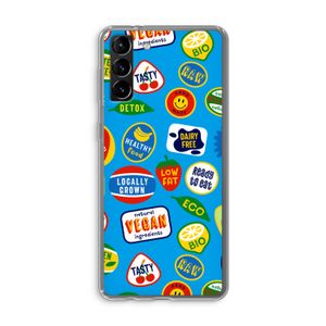 Fruitsticker: Samsung Galaxy S21 Plus Transparant Hoesje
