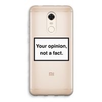 Your opinion: Xiaomi Redmi 5 Transparant Hoesje