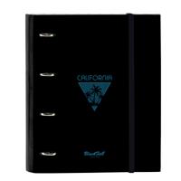 Ringmap BlackFit8 California Blauw Zwart 27 x 32 x 3.5 cm