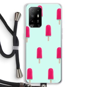 Waterijsje: Oppo A94 5G Transparant Hoesje met koord