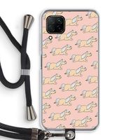 Ponys: Huawei P40 Lite Transparant Hoesje met koord
