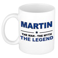 Martin The man, The myth the legend cadeau koffie mok / thee beker 300 ml   -