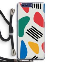 Illustratieve pop 1: Honor 9 Transparant Hoesje met koord