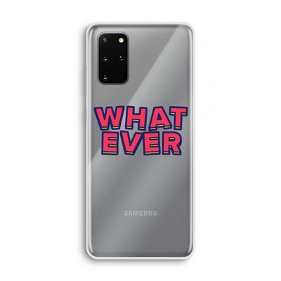 Whatever: Samsung Galaxy S20 Plus Transparant Hoesje
