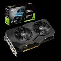 ASUS Dual -GTX1660S-O6G-EVO NVIDIA GeForce GTX 1660 SUPER 6 GB GDDR6 - thumbnail