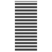 Zebra rolgordijn 95x230 cm stofbreedte 90,9 cm zwart Zebra rolgordijn 95x230 cm stofbreedte 90,9 cm zwart
