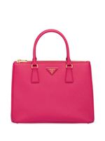 Prada grand sac Galleria en cuir - Rose - thumbnail