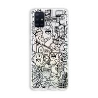 Vexx Black City : Galaxy A51 4G Transparant Hoesje