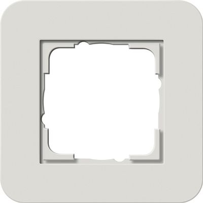 Gira afdekraam 1 voudig E3 lichtgrijs-antraciet