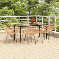 7-delige Tuinset poly rattan