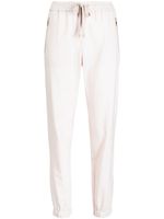 Lorena Antoniazzi pantalon de jogging en laine vierge mélangée - Blanc - thumbnail