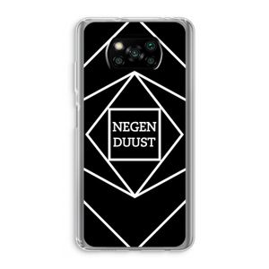 Negenduust geometrisch: Xiaomi Poco X3 NFC Transparant Hoesje