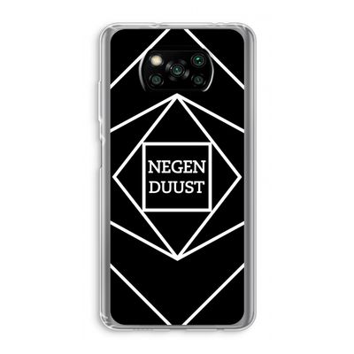 Negenduust geometrisch: Xiaomi Poco X3 NFC Transparant Hoesje