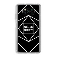 Negenduust geometrisch: Xiaomi Poco X3 NFC Transparant Hoesje