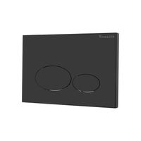 Wiesbaden X32 Metal drukplaat voor inbouwreservoir mat zwart 32.4672 - thumbnail