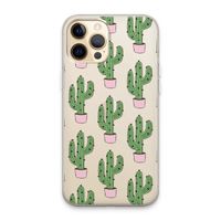 Cactus Lover: iPhone 13 Pro Max Transparant Hoesje