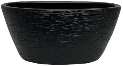 HS schaal ovaal Osaka 29x15x14cm zwart