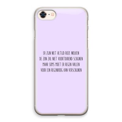 Regenboog: iPhone 8 Transparant Hoesje
