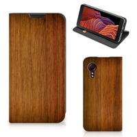 Samsung Galaxy Xcover 5 Book | Wallet Case | Donker Hout
