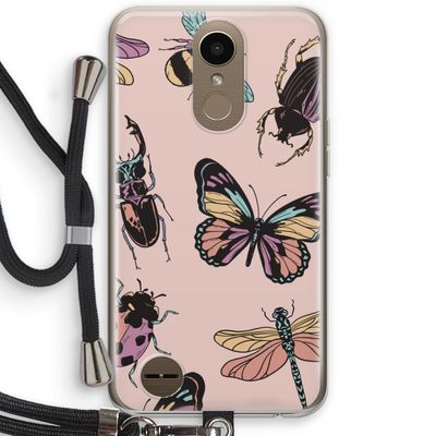 Tiny Bugs: LG K10 (2017) Transparant Hoesje met koord