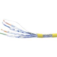 VOKA Kabelwerk 170202-21 Netwerkkabel CAT 7 S/FTP 4 x 2 x 0.32 mm² Geel per meter