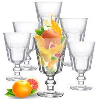 Wijnglas - Cocktail glazen – Wijnglazen - Waterglazen – Champagneglazen - 240ML - Set Van 6