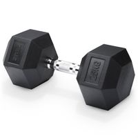 ZEUZ Hexa Dumbbell 1 Stuk 25 KG – Hexagon Gewichten – Crossfit, Fitness & Krachttraining - thumbnail