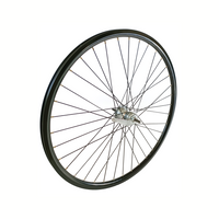 Achterwiel 28x1 5/x1 3/8 Nexus 3 remnaaf Rodi aluminium velg, zwart.