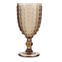 Set van bekers Bidasoa Gio Amber Glas 300 ml (6 Stuks)